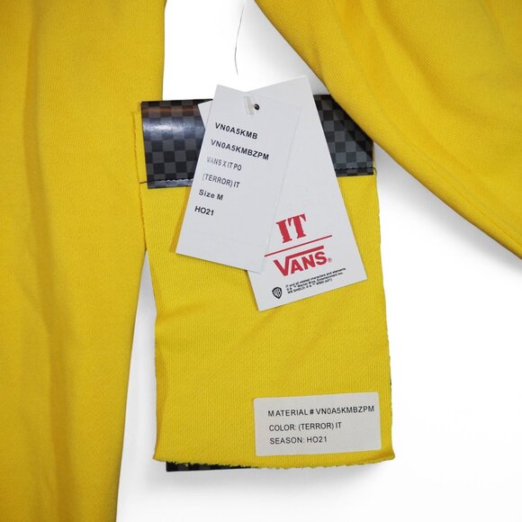 Vans x IT "You'll Float Too - Terror" Pullover Hoodie Men's M Pennywise - Picture 6 of 11